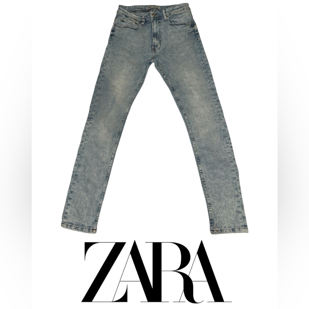 Mens- Sz 31- Zara- Slight Acid Wash Skinny Jeans- NWOT